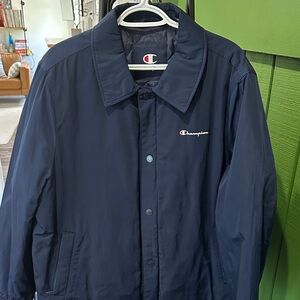 Champion Men's Navy Coach’s Jacket